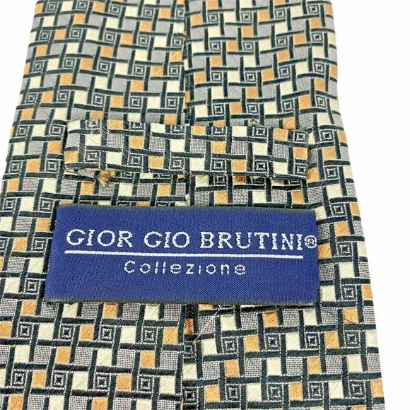 Gior Gio Brutini Collezione 100%‎ Silk Italian Tie - Picture 6 of 9